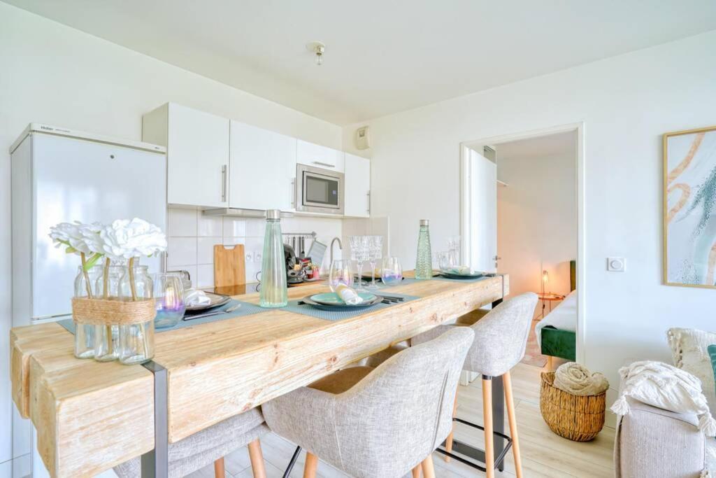 T2 Luxe Proche Paris Terrasse Parking Prive Daire Vitry-sur-Seine Dış mekan fotoğraf