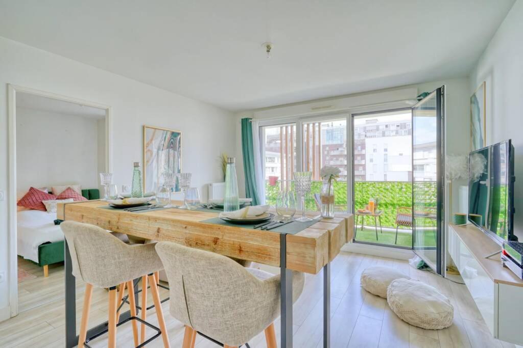T2 Luxe Proche Paris Terrasse Parking Prive Daire Vitry-sur-Seine Dış mekan fotoğraf