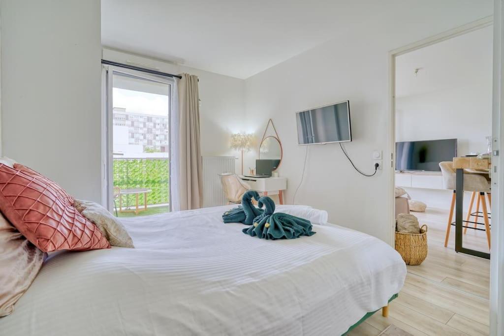 T2 Luxe Proche Paris Terrasse Parking Prive Daire Vitry-sur-Seine Dış mekan fotoğraf